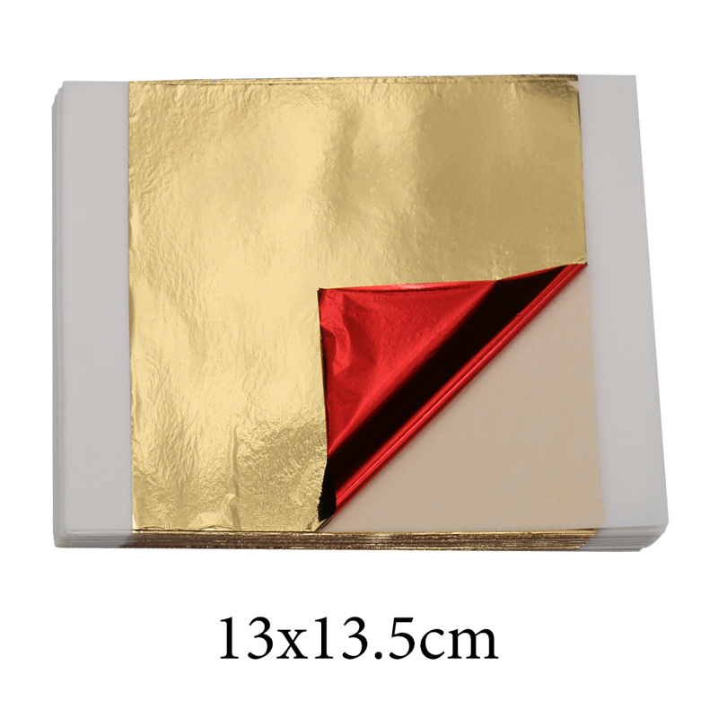 Resin Art Wedding Gift - 100 قطعة من ورق الذهب المقلد