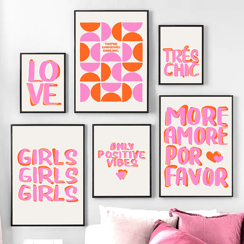 Resin Art Quotes - ملصقات وطباعات نورديكية تحمل عبارات تحفيزية