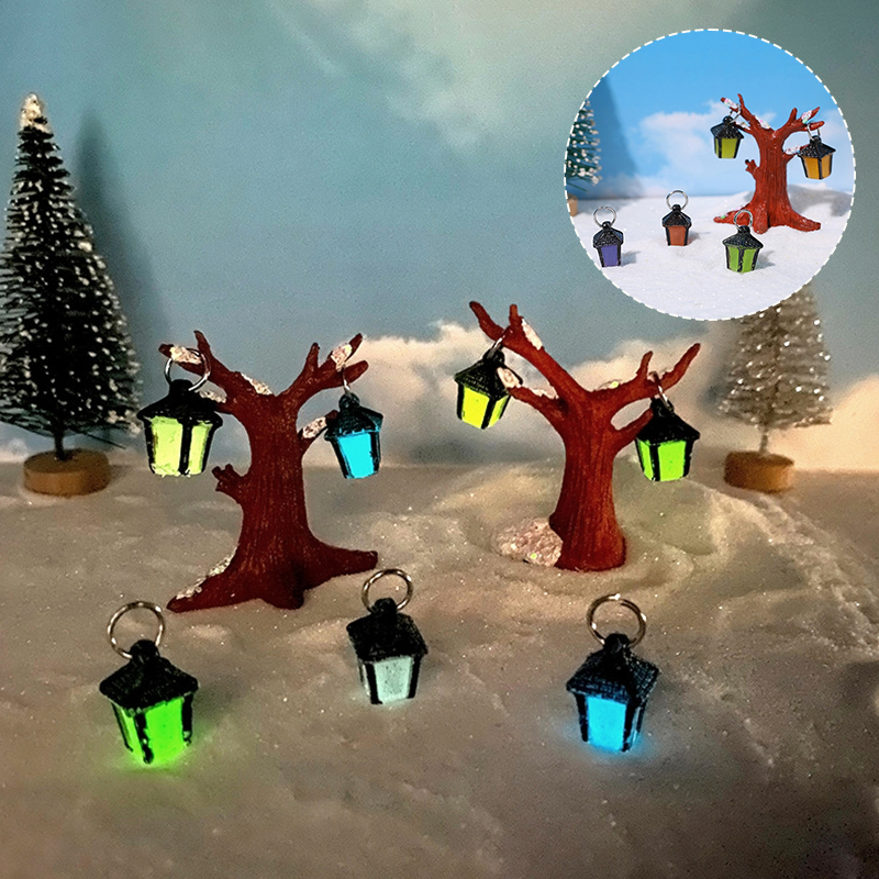 Resin Art Light - فوانيس شجرة صغيرة مضيئة ، مصباح