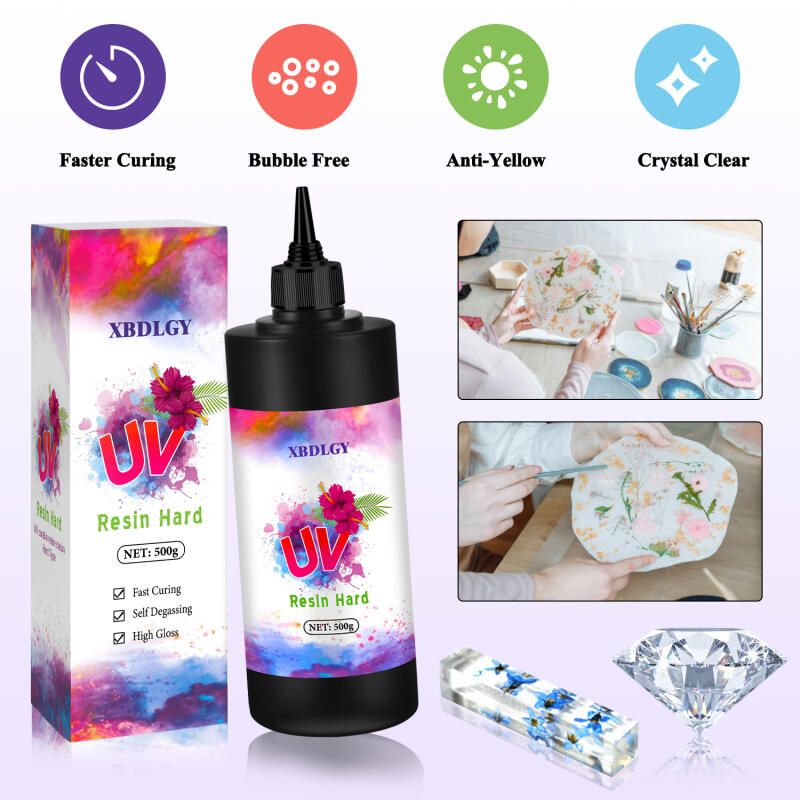 200 جرام/250 جرام/500 جرام UV  - مراجعة Resin Art Liquid وسعره