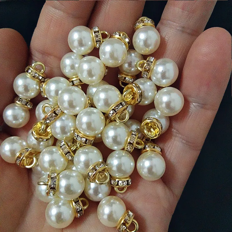 30 قطعة قلادة الماس اللؤلؤ الم - مراجعة Resin Art Wedding Gift وسعره
