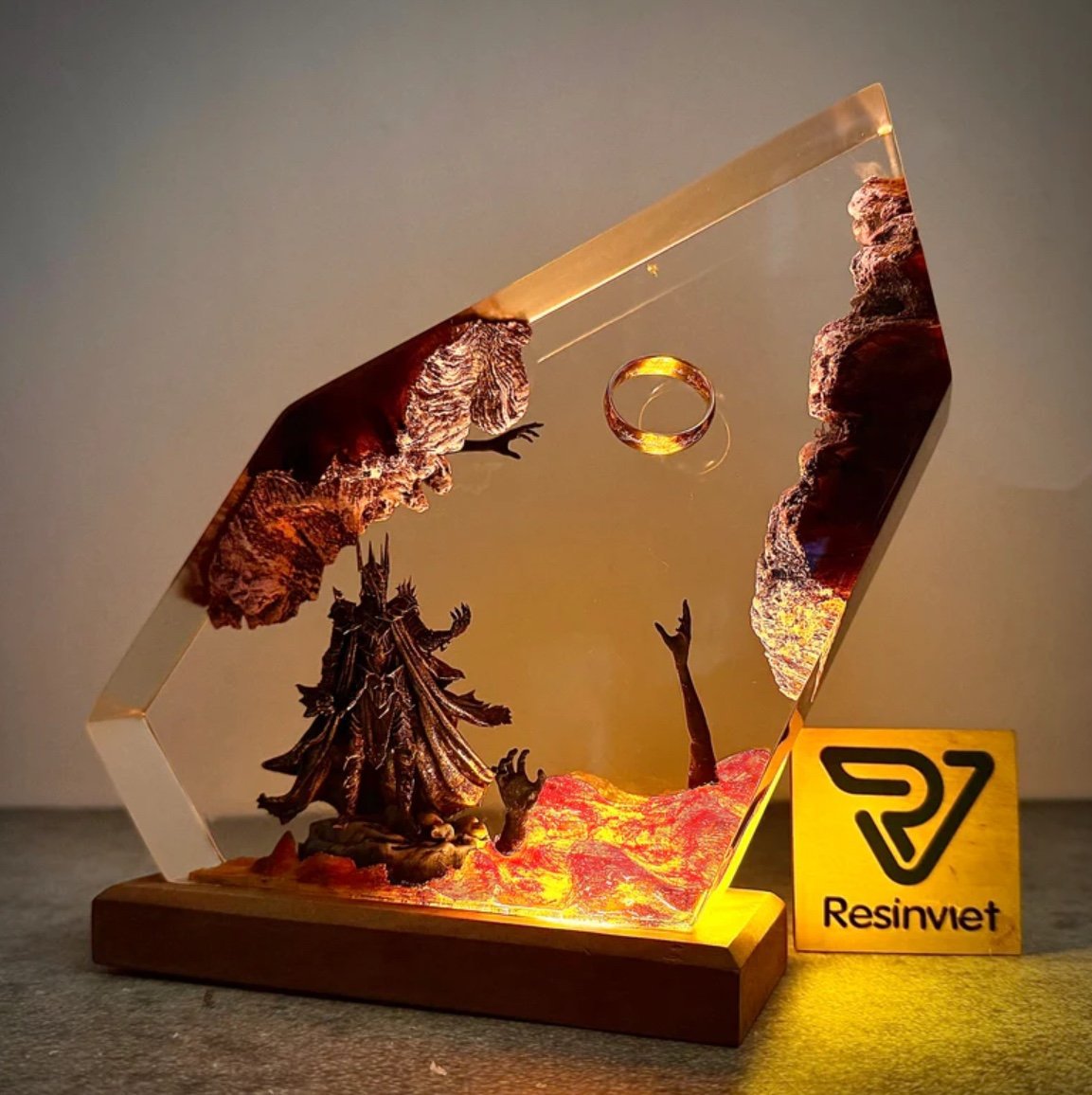 مصباح طاولة جديد 2026 بتصميم ك - مراجعة Resin Art Table وسعره