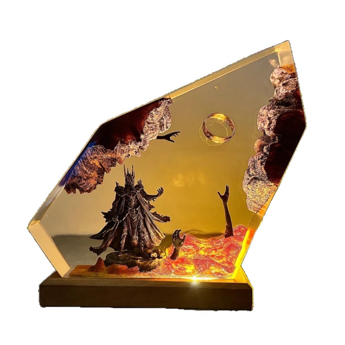 مصباح طاولة جديد 2026 بتصميم ك - مراجعة Resin Art Table وسعره