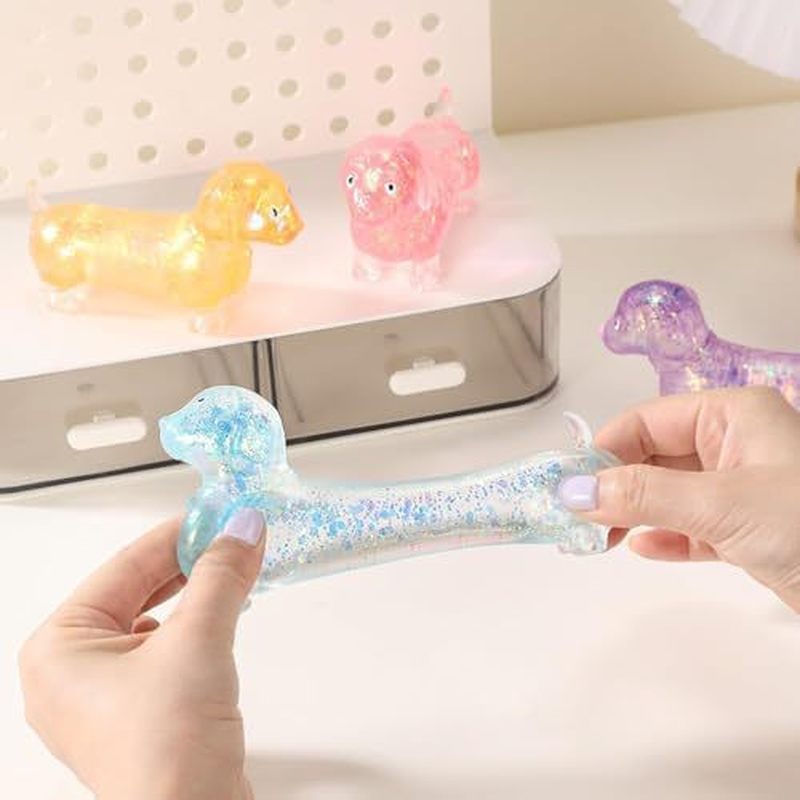 لعبة داشهند لامعة ناعمة قابلة  - مراجعة Resin Art Glitter وسعره