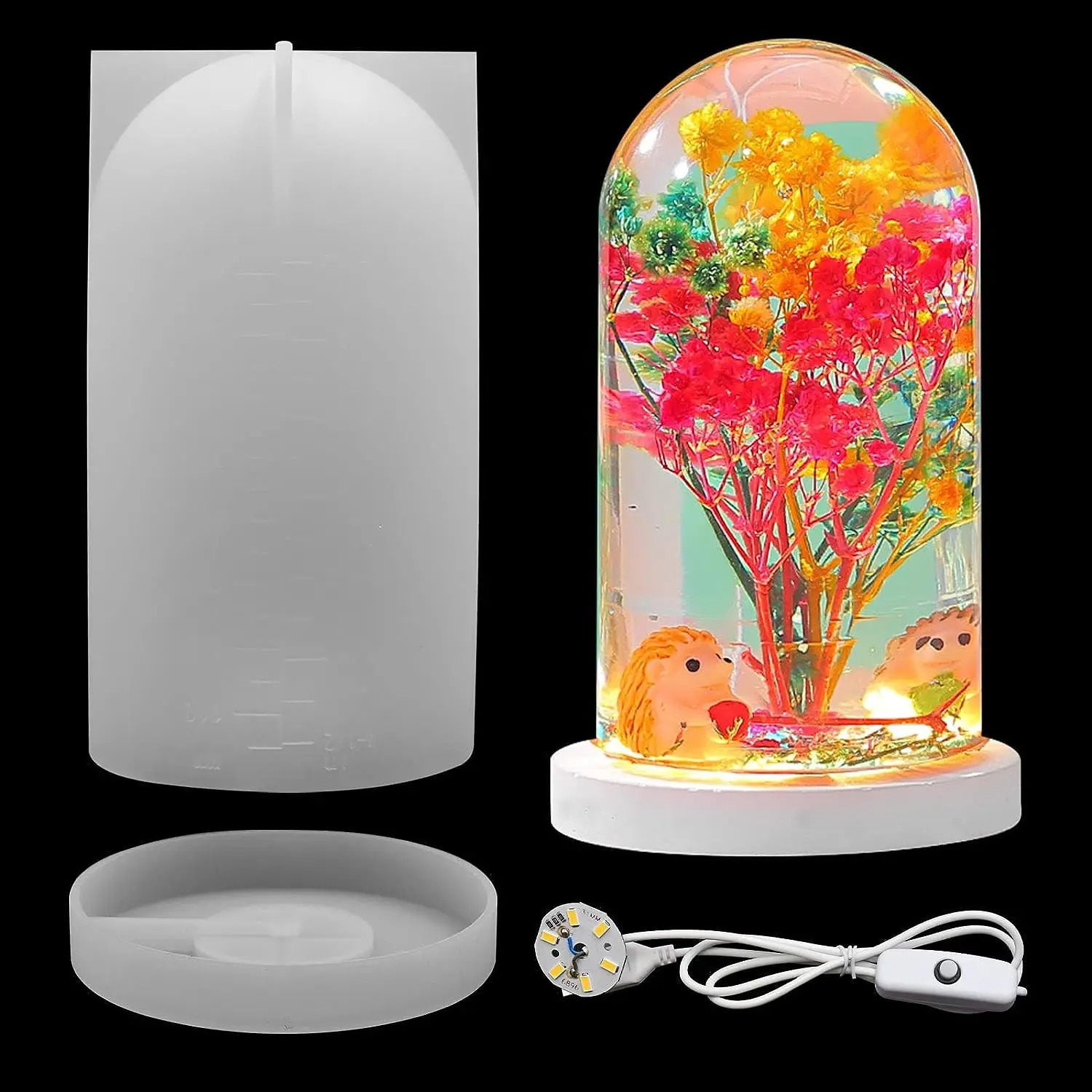 DIY كريستال الايبوكسي الراتنج  - مراجعة Resin Art Light وسعره
