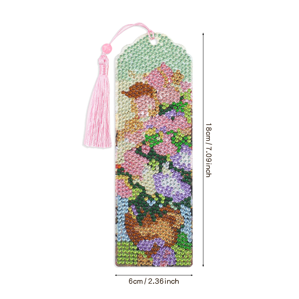 مجموعة من 4 فواصل كتب مزينة با - مراجعة Resin Art Bookmark وسعره