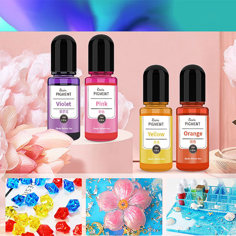 24/30 ألوان مجموعة 10 مللي الا - مراجعة Resin Pigment Alcohol Ink وسعره