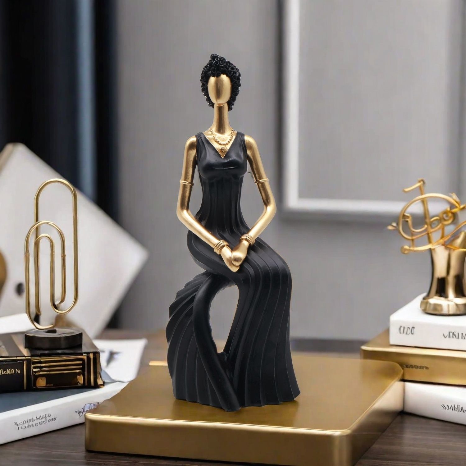 تمثال ديكور من الراتنج بتصميم  - مراجعة Resin Art Wedding Gift وسعره