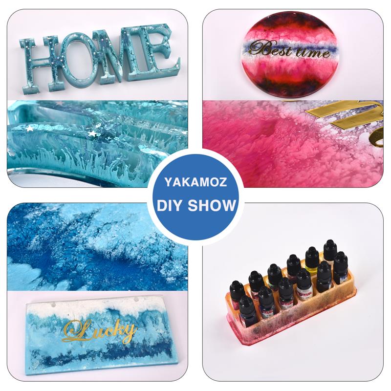 الايبوكسي الراتنج الصباغ عدة ، - مراجعة Resin Pigment Alcohol Ink وسعره